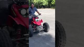 September 25 2021 Big Worm on the trx400 [upl. by Dermot]