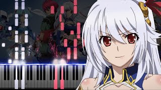 Ginzen no Kaze「銀閃の風」 Madan no Ou to Vanadis OP Piano Synthesia  Konomi Suzuki [upl. by Desdemona]