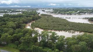 Coomera River Flooding in Coomera 1 Gold Coast Australia 28 Feb 2022 [upl. by Nnahgiel]