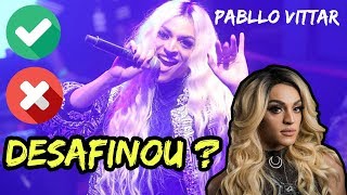 PABLLO VITTAR atingindo o AGUDO de quotINDESTRUTÍVELquot ESTÚDIO vs AO VIVO [upl. by Adnohsor]