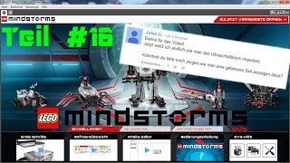 Lego Mindstorms EV3 Programmiertutorial 16 Informationsdisplay DeutschHD [upl. by Ecirtnas]