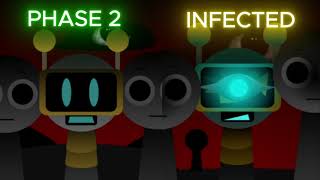 Sprunki PHASE 2 vs INFECTED mod 😈 [upl. by Jeth]