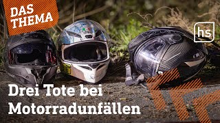 Motorradunfälle Warum das Alter eine Rolle spielt  hessenschau DAS THEMA [upl. by Ibbison]