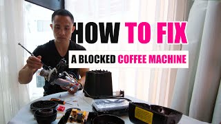 How to Fix a Blocked Salter Espresso Coffee Machine Salter EK3131 Espressimo [upl. by Ainotahs]