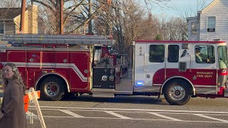 Wanaque Fire Department Engine 542 Responding To A Down Wire [upl. by Swift]