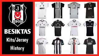 Besiktas Jersey HistoryEvolution from 2000 to 2022 Home amp Away  Besiktas Kit 20212022 [upl. by Breskin]