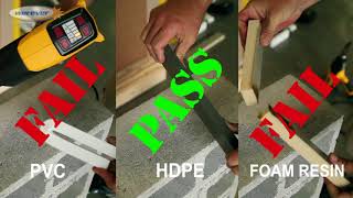 HDPE vs PVC vs Foam Resin Heat Test [upl. by Sheba]