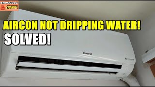 SOLVED AIRCON NOT DRIPPING WATER [upl. by Salamone]