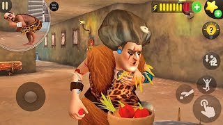 Scary Teacher 3D Stone Age New Special Episode New Prank Place Insect in Fruit Bowl  Funny Gameplay [upl. by Adnolrehs62]