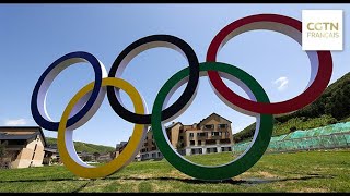 JO dhiver Beijing 2022  vue sur les sites olympiques dhiver [upl. by Relyks]