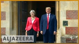 🇺🇸 🇬🇧 Trump May hold talks amid firestorm over Brexit  Al Jazeera English [upl. by Nylesoy]