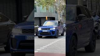 Estoril Blue SVR rangerover sport svr blue 4x4 suv luxury automobile car cars fyp shorts [upl. by Sayres]