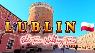 Lublin Castle to Litewski Square Walking Tour 🚶‍♀️🚶‍♂️4k Autumn 2024 🍂 [upl. by Cassiani]