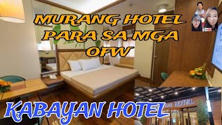 KABAYAN HOTEL PASAY DOUBLE STANDARD ROOM  kabayanhotel staycation ofw [upl. by Salohcim]