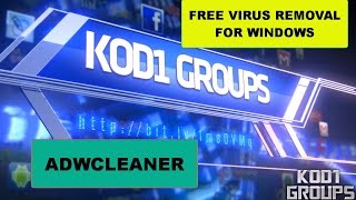 ADWCLEANER FREE VIRUS REMOVAL FOR WINDOWS JD [upl. by Hogen]