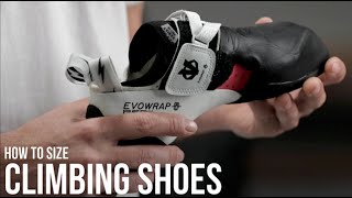 EVOLV Climbing sizing shoes [upl. by Ynolem358]