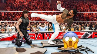 WWE 2K24  Jey Uso vs Dirty Dominic Mysterio at Monday Night Raw  Gameplay [upl. by Rosemare48]