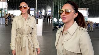 Kiara Advani Leaving For Lucknow To Launch The Teaser Of Her Upcoming Film Game Changer [upl. by Adnuhs]