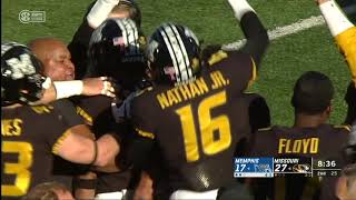 HIGHLIGHTS Mizzou takes down Memphis on Homecoming 2018 [upl. by Eenram]