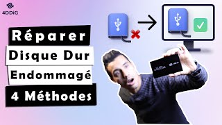 ✅4 Méthodes pour réparer le disque dur externe endommagé sans perdre aucune donnée [upl. by Abbey]