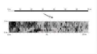 georadar GPR ground penetrating radar Potential mass graves in Scharfenberg South Poland [upl. by Elihu12]