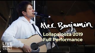 Alec Benjamin  Lollapalooza 2019 Full Show Live From The Vault [upl. by Alica]