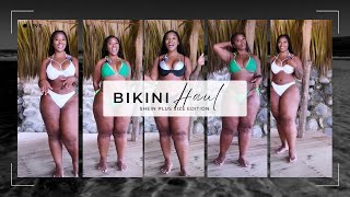 PLUS SIZE SHEIN BIKINI amp BEACHWEAR HAUL [upl. by Dranrev]