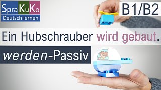 Aktiv und Passiv  Das Vorgangspassiv werdenPassiv  Beispiele alle Zeitformen und Übung [upl. by Niryt]