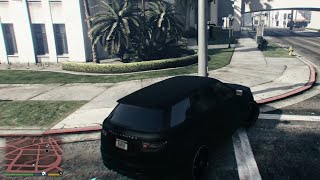 Def against GTA V cops  range rover 2020 sport [upl. by Direj]