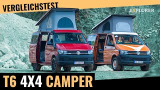 VW T6 Allrad Camper Test ▬ Flowcamper 150 vs Werz Piccolo slimline [upl. by Ambie]