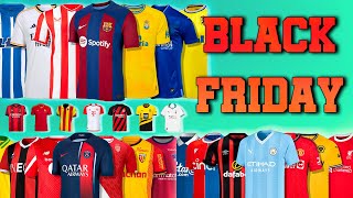 5 TIENDAS para comprar camisetas de fútbol BARATAS en BLACK FRIDAY y ofertas todo el año [upl. by Liryc]