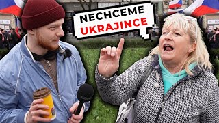 Debata s voliči Jindřicha Rajchla na demonstraci v Praze feat Pavel Cimbál [upl. by Nobie14]