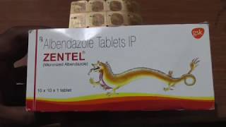 ZENTEL Tablet REVIEW  USES and BENEFITS of d worming tablet english [upl. by Adama306]