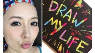 Draw My Life Doll My LifeBeautyQQ  English Version [upl. by Oilerua875]