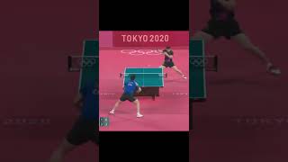 Ma Long vs Fan Zhendong best point malong fanzhendong wtt wtt pingpong tabletennis tokyo2020 [upl. by Anaiad]