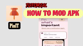 TUTORIAL  HOW TO MOD APK  PINIT PREMIUM APK [upl. by Eyak589]