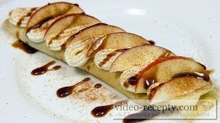 Palacinky s jablkami  videorecept [upl. by Joey]