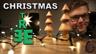 HOW TO TURN A CHRISTMAS  TREE  – Wood turning idea for Christmas [upl. by Redienhcs]