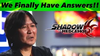 Takashi Iizuka Discusses The BIGGEST Mystery About Shadow The Hedgehog [upl. by Anneyehc128]