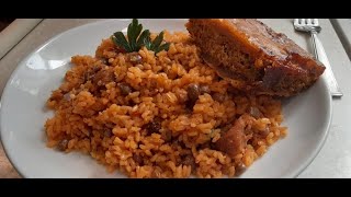 ARROZ APASTELADO BORICUA 🇵🇷 [upl. by Einegue]