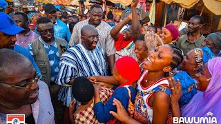 What A Crowd Watch How The Entire Walewale Town Walked In The Rain To Endorse Bawumia [upl. by Neillij]