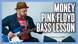 Pink Floyd Money Bass Lesson  Tutorial [upl. by Ailedo]