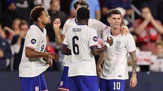 USA defeats Jamaica to advance to the CONCACAF Nations League semifinals [upl. by Ahsinahs]