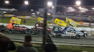 Brisca f1 stockcars world final meeting highlights  skegness raceway [upl. by Aihsiyt]