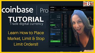 Coinbase Pro Full Tutorial Cryptocurrency Trading for Beginners [upl. by Alyel548]