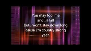 Country Strong Lyrics  Country Strong Song by Gwyneth Paltrow With Lyrics [upl. by Eusoj]