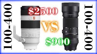 Sony 100400mm GM vs Sigma 100400mm DG DN OS Comparison [upl. by Koppel10]