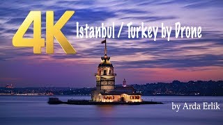 4K Istanbul  Turkey by Drone [upl. by Nivri]