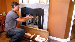 Fireplace installation 3 of 9 [upl. by Mcquoid]