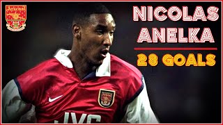 Nicolas ANELKA ► All 28 Goals  Arsenal ● 19971999 HQ [upl. by Zaccaria840]